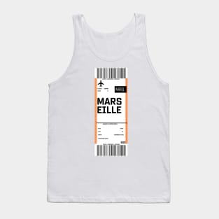 Boarding pass for Marseille Tank Top